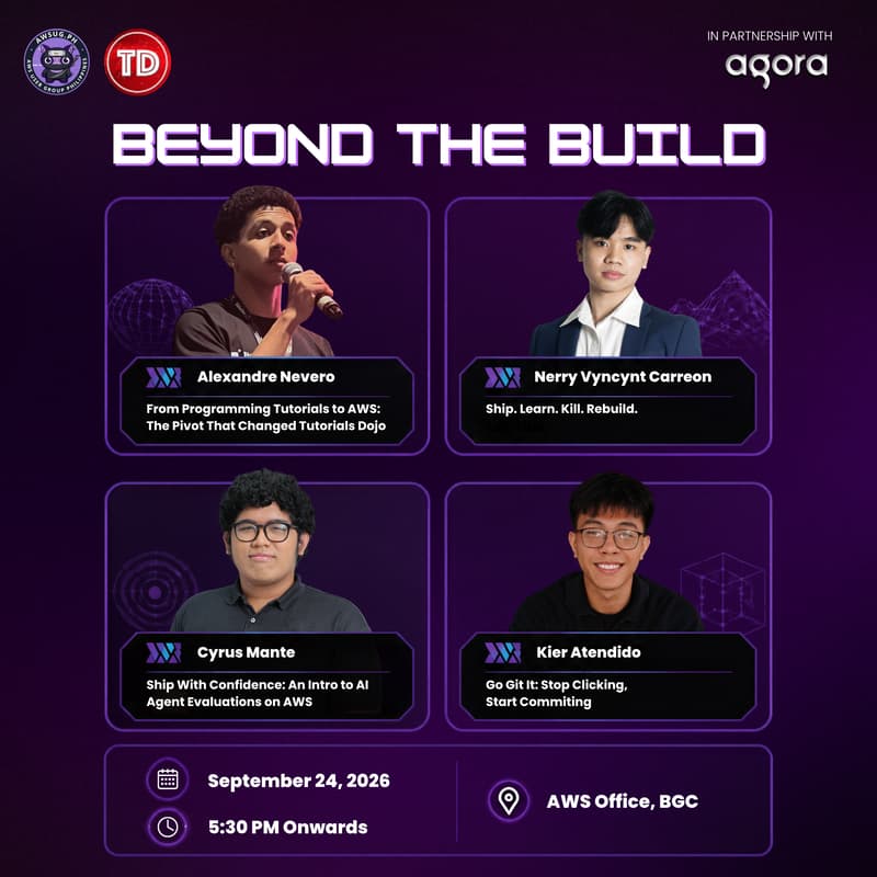 Cover Image for September Meetup: Beyond the Build