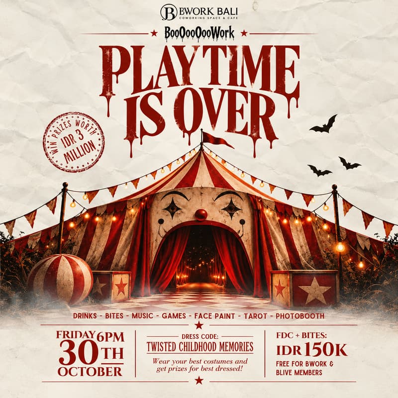 Cover Image for BooOooOooWork: PLAYTIME IS OVER
