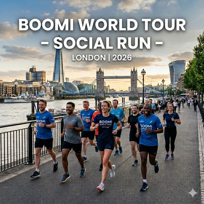 Cover Image for Boomi World Tour London - Morning Run hosted by Axaz