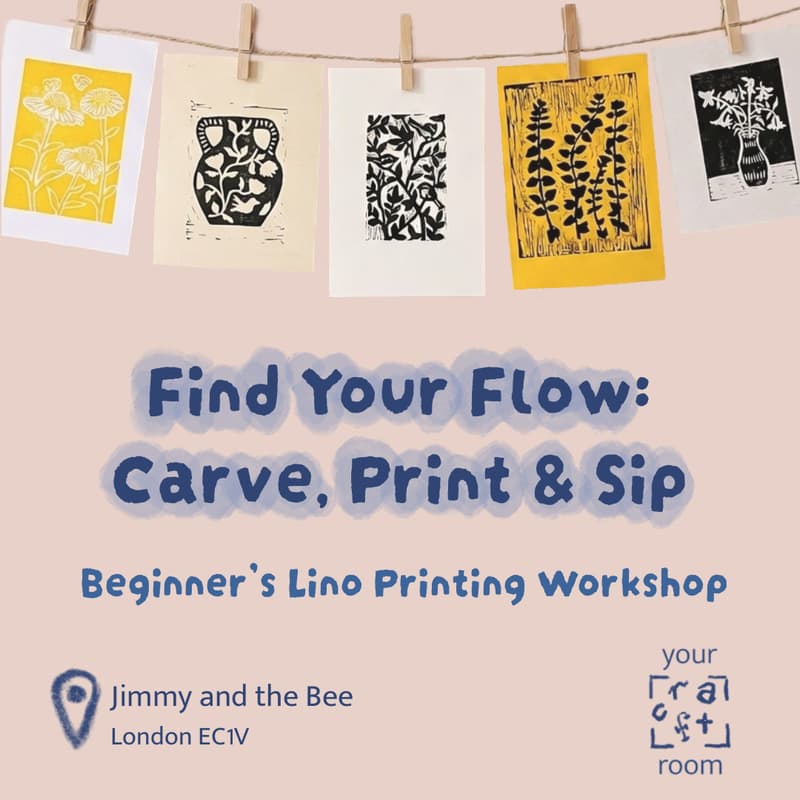 Cover Image for Beginner's Lino Printing Workshop by your.craftroom