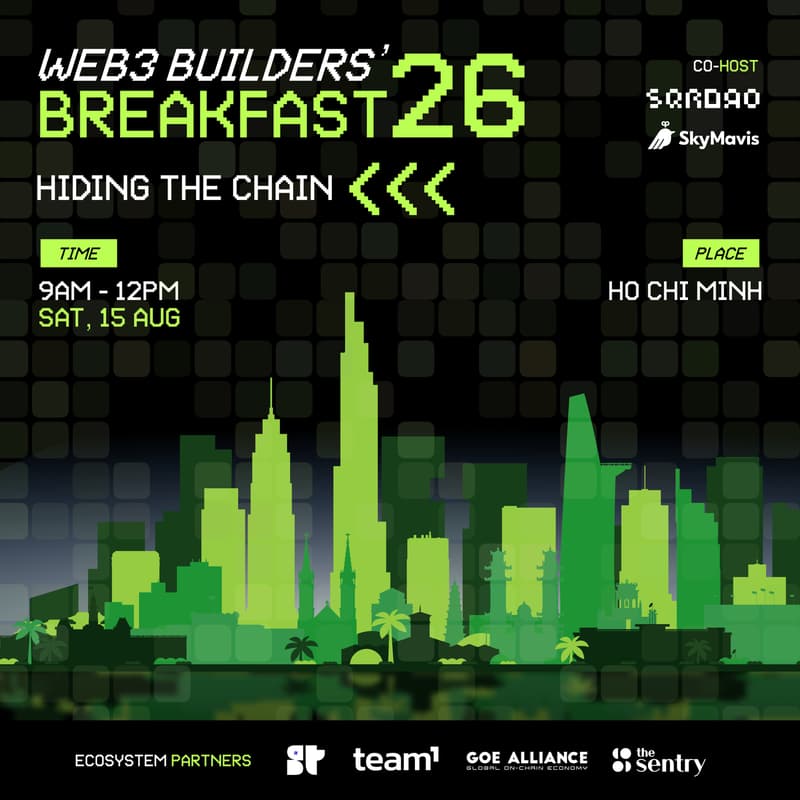 Cover Image for Web3 Builders’ Breakfast: Hiding the Chain ☕