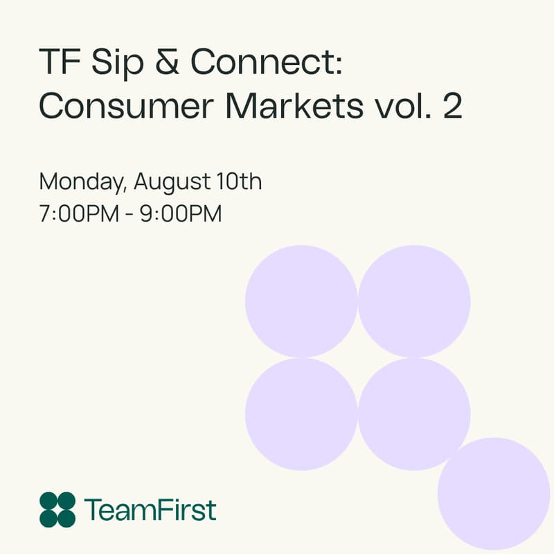 Cover Image for TF Sip & Connect: Consumer Markets vol. 2