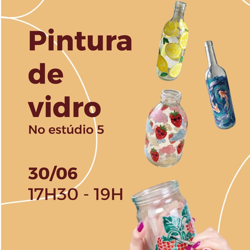 Cover Image for Oficina - Pintura de vidro