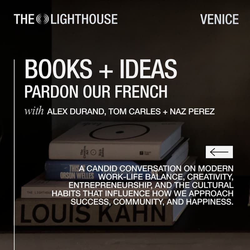 Cover Image for BOOKS & IDEAS: Pardon Our French ft. Alex Durand, Tom Carles + Naz Perez