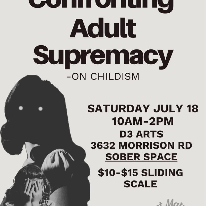 Cover Image for Confronting Adult Supremacy RSVP