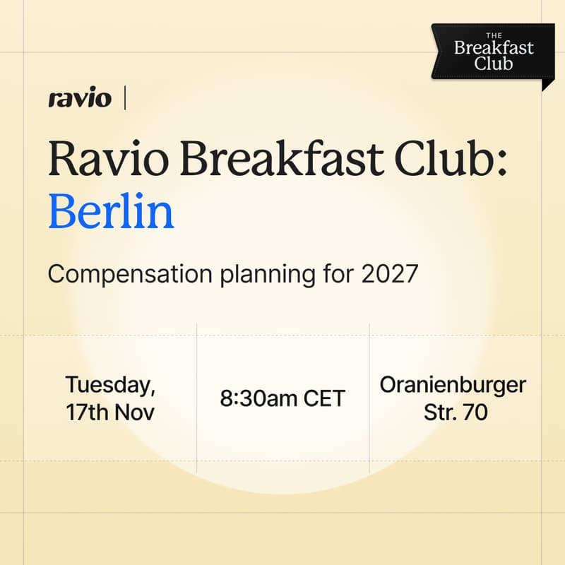 Cover Image for Ravio Breakfast Club Berlin: Comp planning for 2027