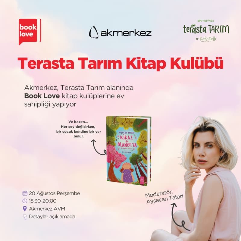 Cover Image for Terasta Tarım Kitap Kulübü: Ayşecan Tatari ile Kiraz ve Manolya