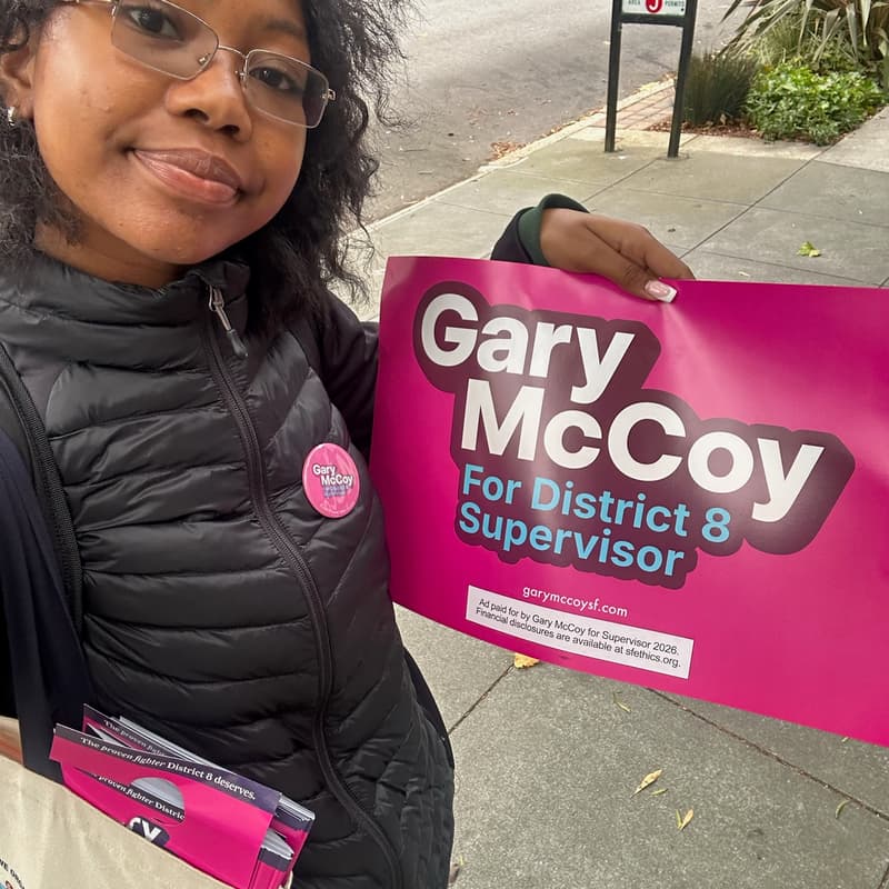 Cover Image for Mobilize w/ Gary McCoy for D8 Supervisor @ Cole Valley