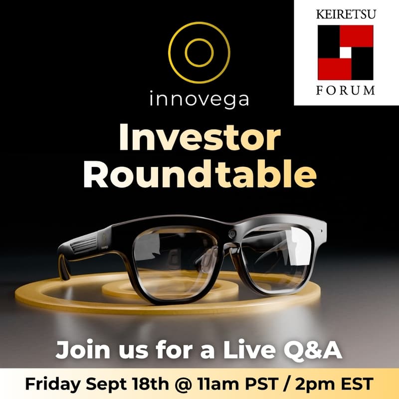 Cover Image for Innovega Investor Roundtable + Live Q&A
