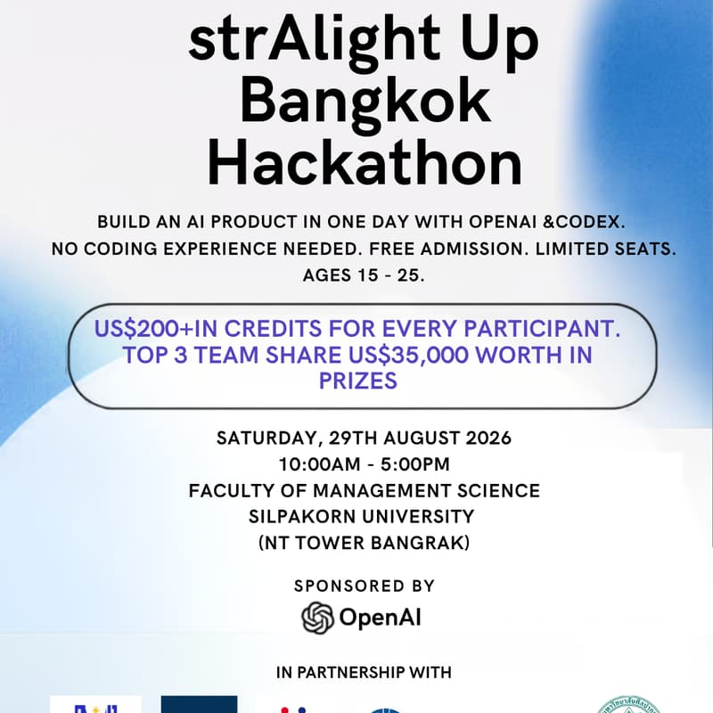 Cover Image for strAIght Up Bangkok Hackathon