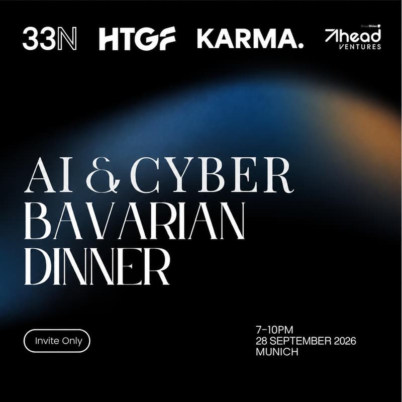 Cover Image for AI & Cyber Bavarian Dinner | by 33N, HTGF, Karma, Ahead