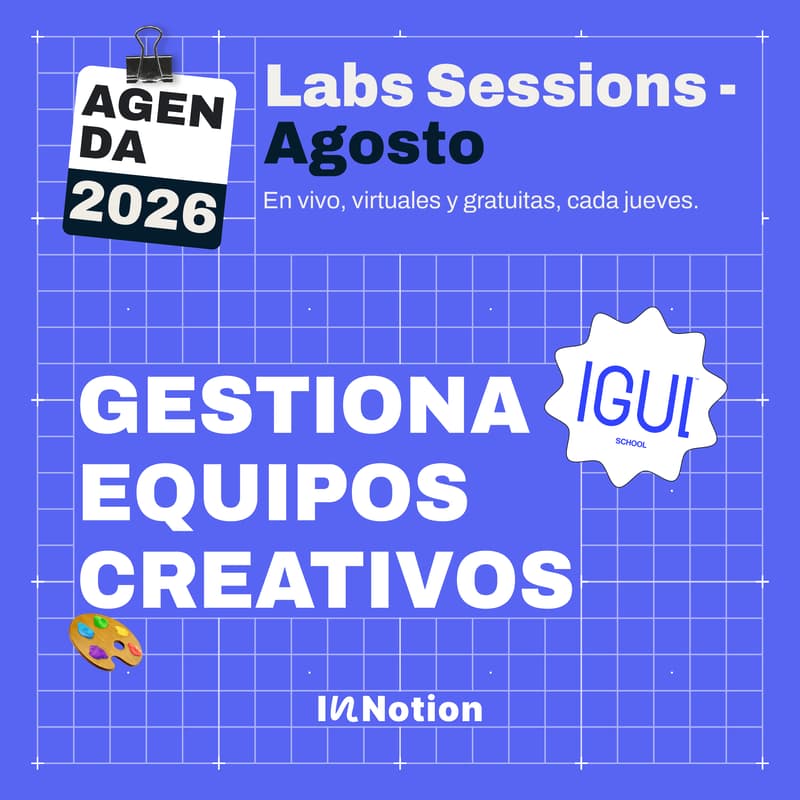 Cover Image for Notion para equipos creativos