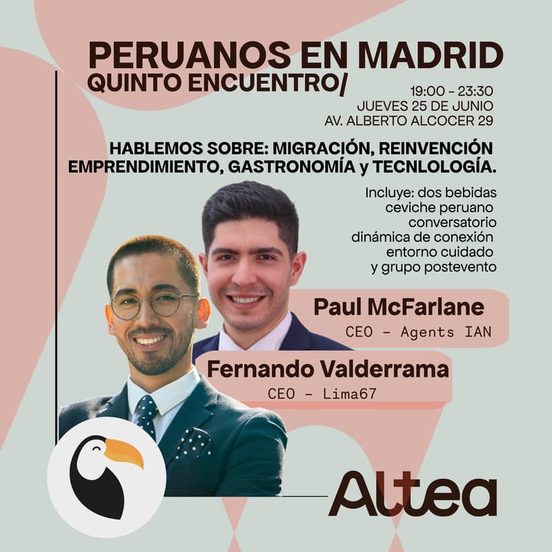 Cover Image for Peruanos en Madrid - Quinto Encuentro 🇵🇪