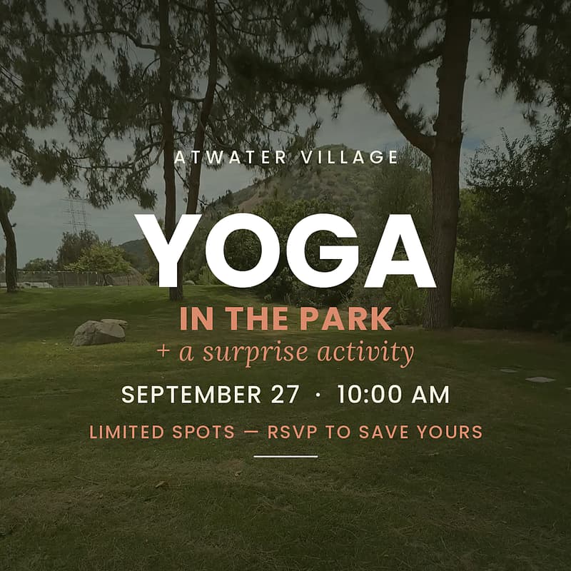Cover Image for Atwater Village Yoga in the Park + Activity
