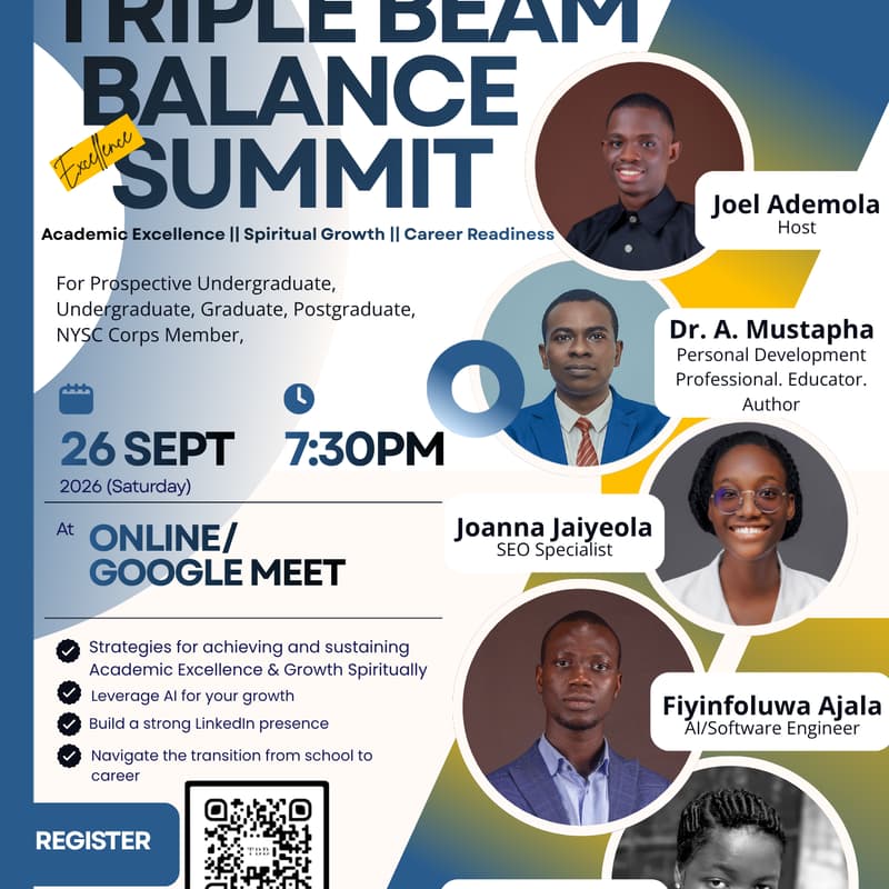 Cover Image for TRIPLE BEAM BALANCE SUMMIT