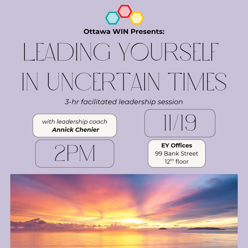 Cover Image for Ottawa WIN: Leading Yourself in Uncertain Times