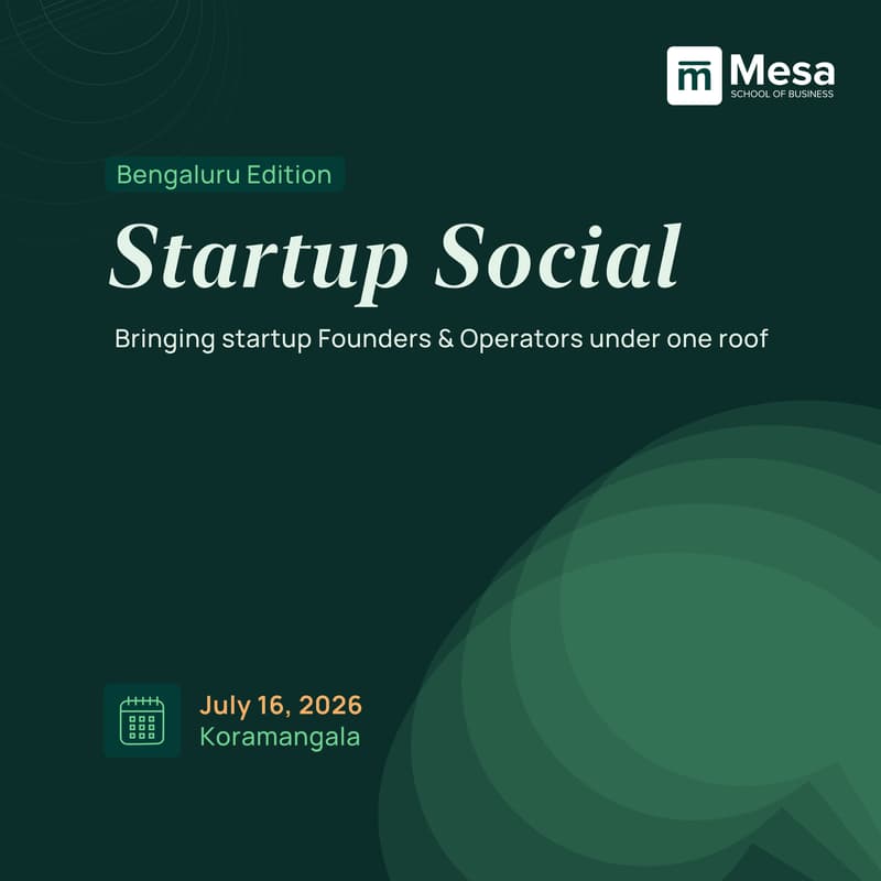 Cover Image for Startup Social | BLR Edition