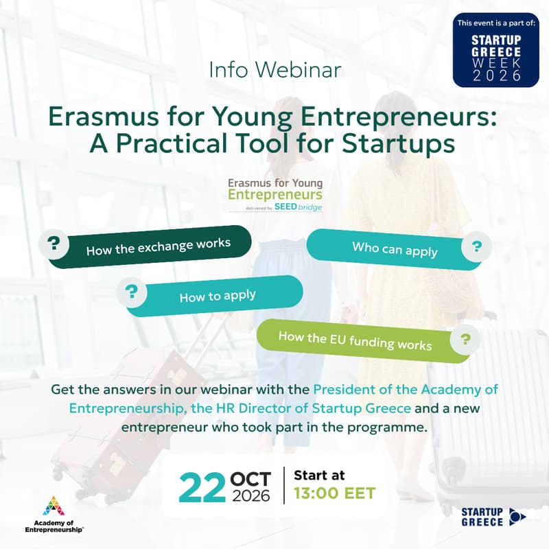 Cover Image for Erasmus for Young Entrepreneurs: A Practical Tool for Startups