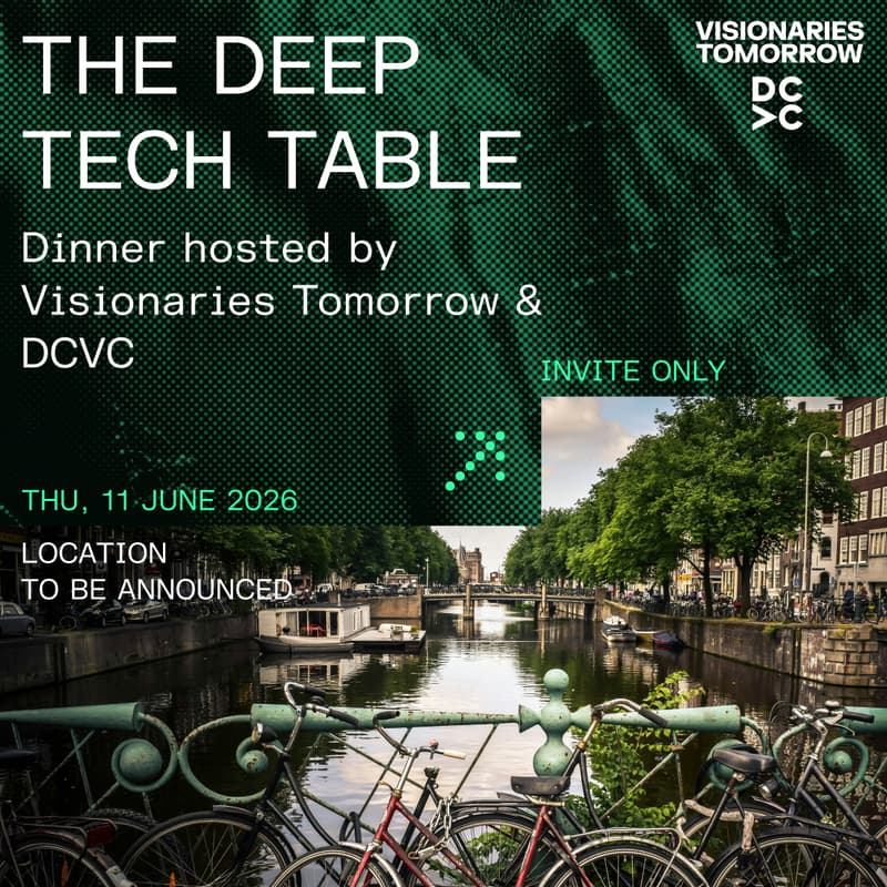 Cover Image for THE DEEP TECH TABLE | Dinner hosted by Visionaries Tomorrow and DCVC