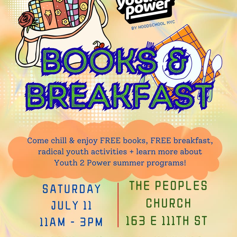 Cover Image for Youth 2 Power FREE Books & Breakfast