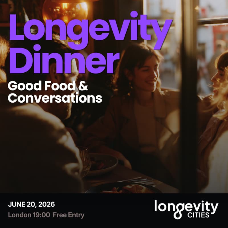 Cover Image for Longevity Cities Dinner: The Night of HX26