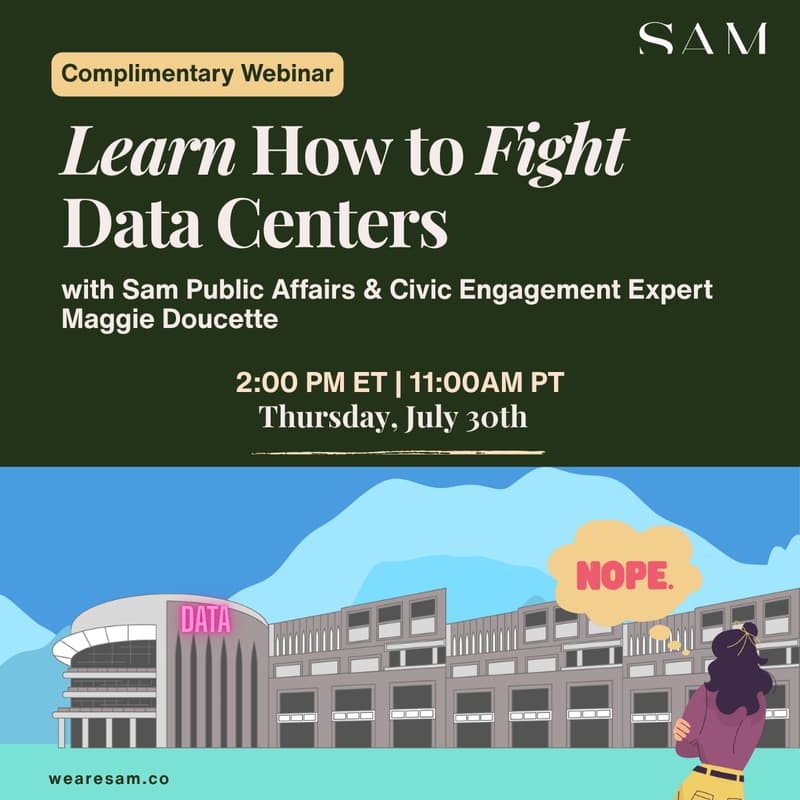 Cover Image for Learn How to Fight Data Centers - Complimentary Webinar