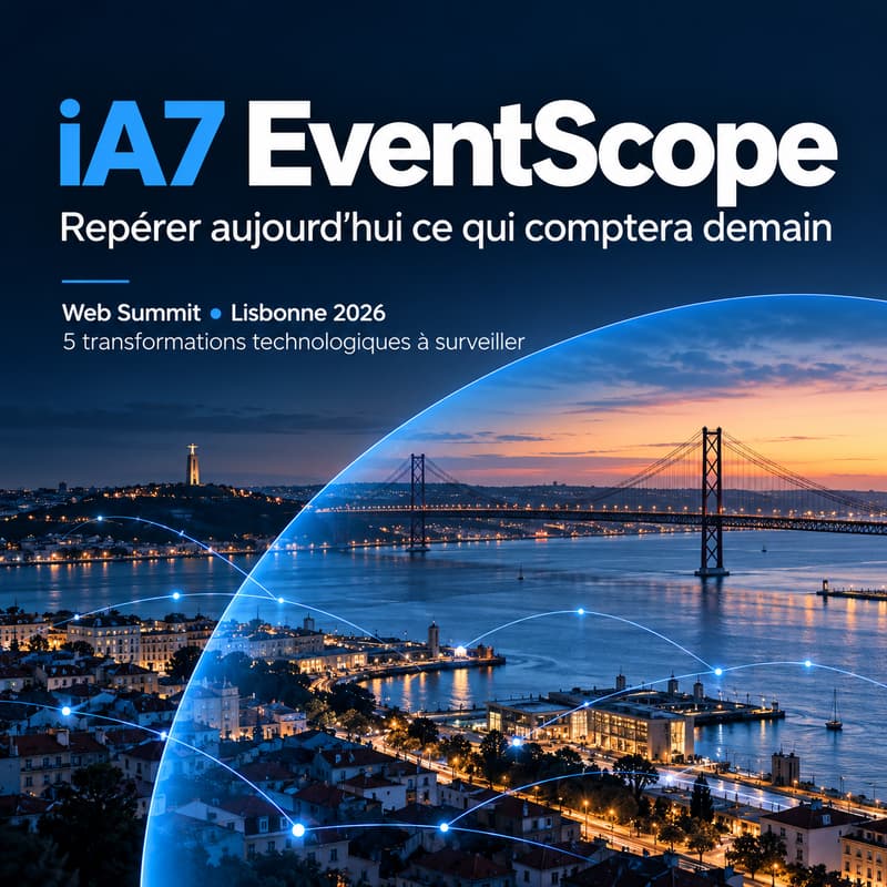 Cover Image for Rapport d'étonnement iA7 du Web Summit à Lisbonne