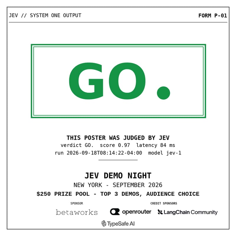 Cover Image for Jev Demo Night