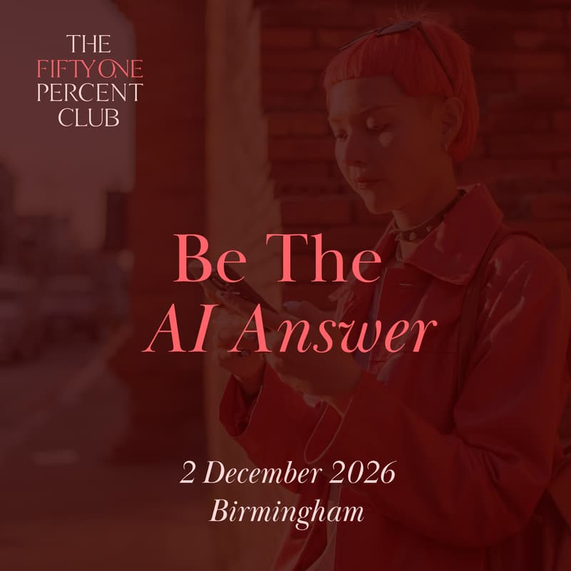 Cover Image for Be the Answer: How to Make Your Business Discoverable on AI (Birmingham)