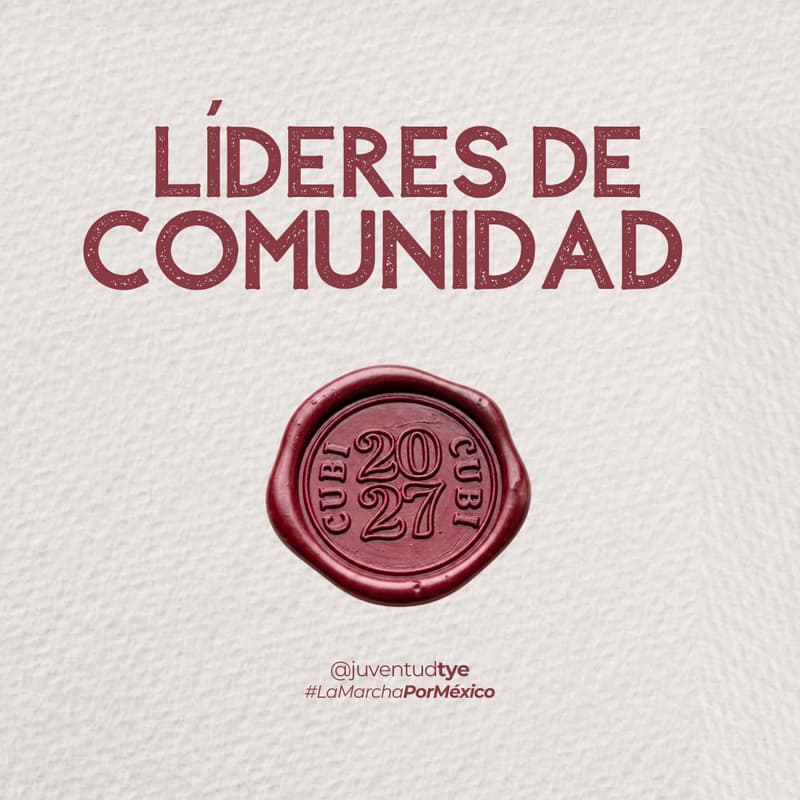 Cover Image for Líderes de Comunidad Cubi 2027