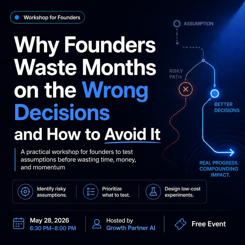 Cover Image for Why Founders Waste Months on the Wrong Decisions and How to Avoid It