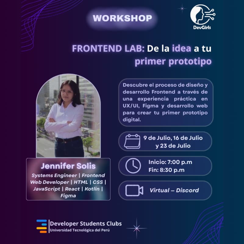 Cover Image for FRONTEND LAB: De la idea a tu primer prototipo