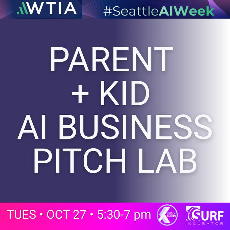 Cover Image for Parent + Kid AI Business Pitch Workshop + Presentation | Kelly Tutors x Sound Startups x SURF Incubator