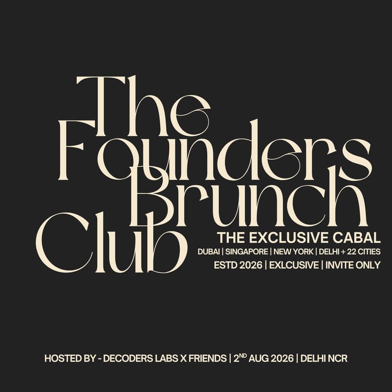 Cover Image for The Founders Brunch Club — Delhi Chapter Launch Edition