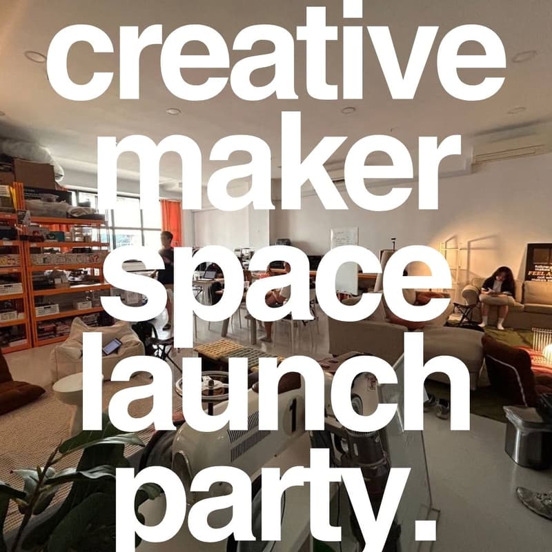 Cover Image for creative makerspace launch party! (fireplace x spacecraft)