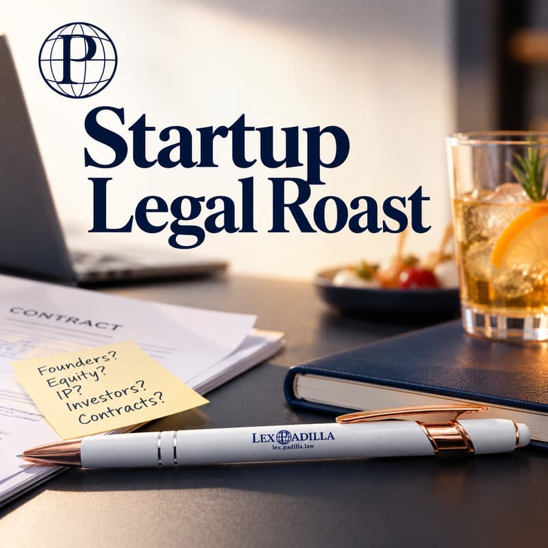 Cover Image for The Startup Legal Roast: Top Mistakes That Kill Your Startup