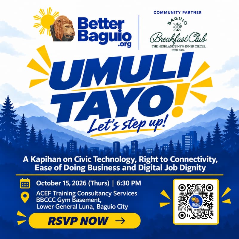 Cover Image for Better Baguio: Building a Better City, Together