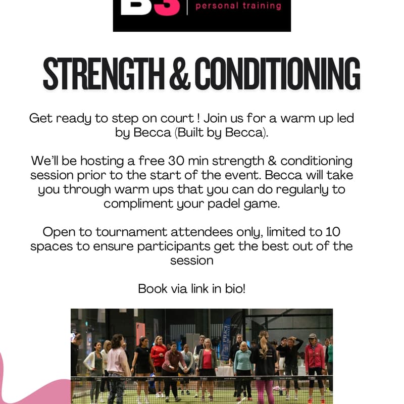 Cover Image for Pride Padel: Strength & Conditioning