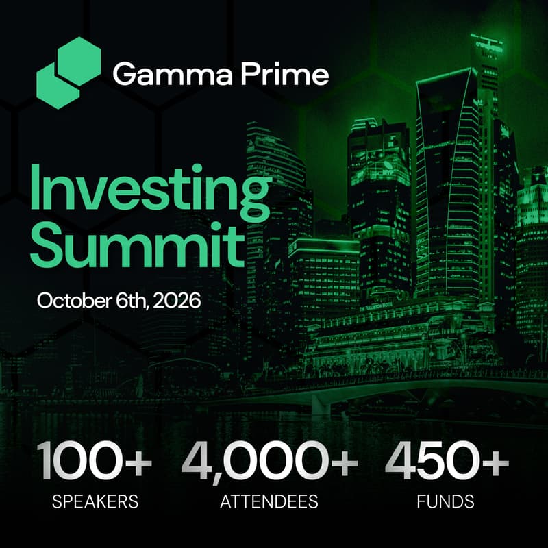 Cover Image for Gamma Prime Investing Summit 2026 Singapore 🇸🇬