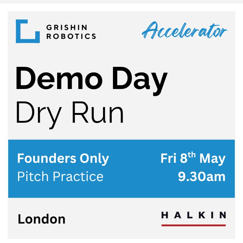 Cover Image for Grishin Robotics Accelerator: Pitch Practice (Founders Only)