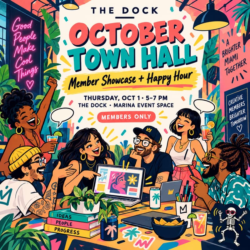 Cover Image for The DOCK October Town Hall🍻