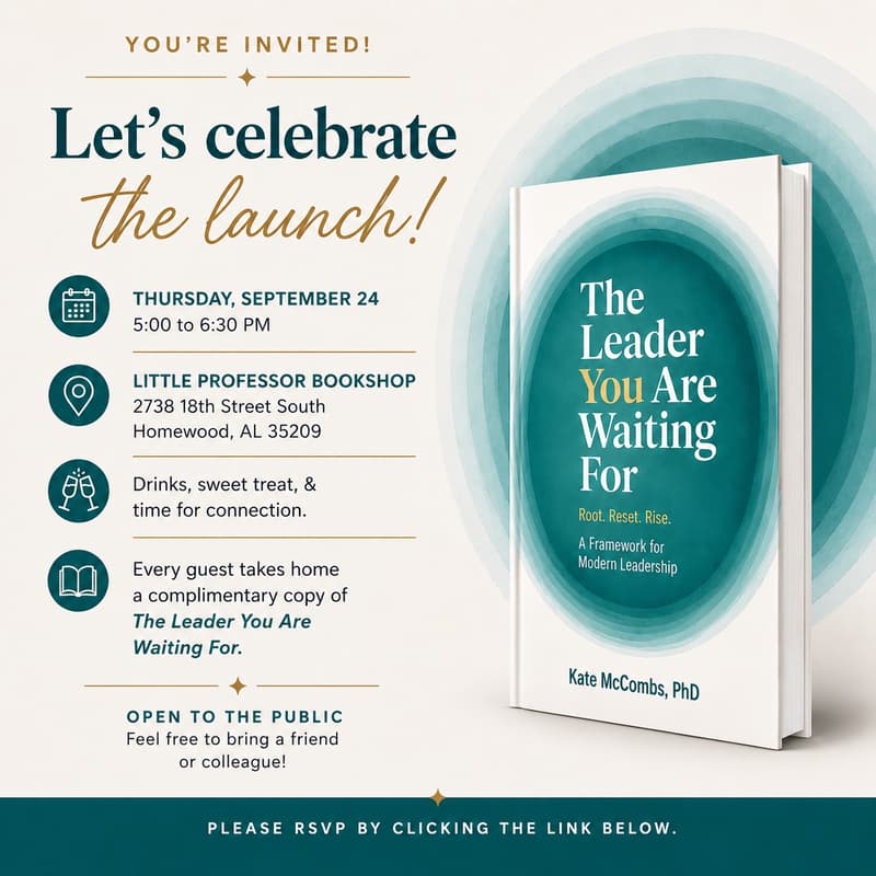 Cover Image for The Leader You Are Waiting For: Book Launch Party