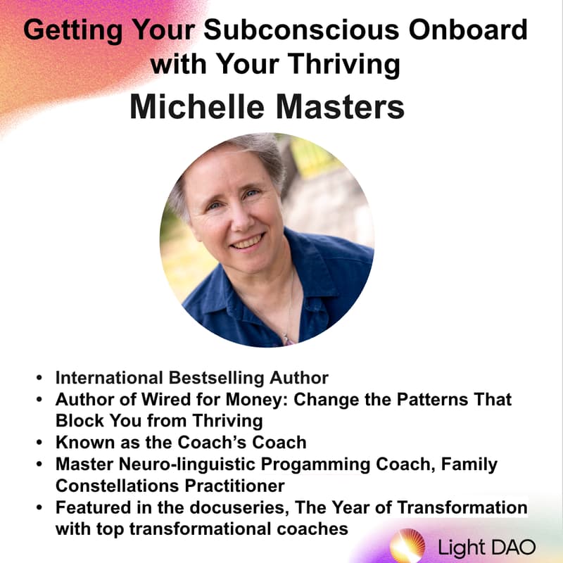 Cover Image for Light Dao Salon: Getting Your Subconscious Onboard with Your Thriving (Lisbon)