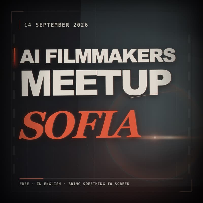 Cover Image for AI Filmmakers Meetup Sofia