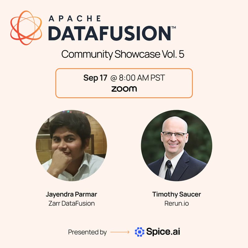 Cover Image for DataFusion Community Showcase Vol. 5