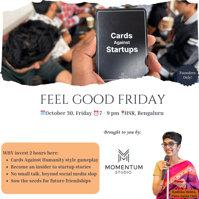 Cover Image for Cards Against Startups: The Momentum Studio x Radhika Mohta