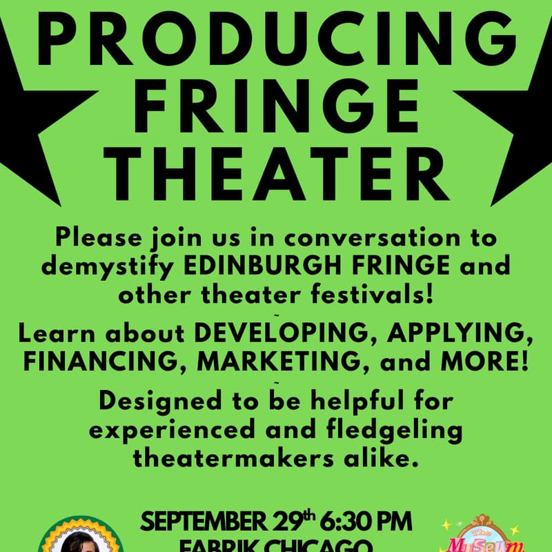 Cover Image for PRODUCING FRINGE THEATER | Free Workshop