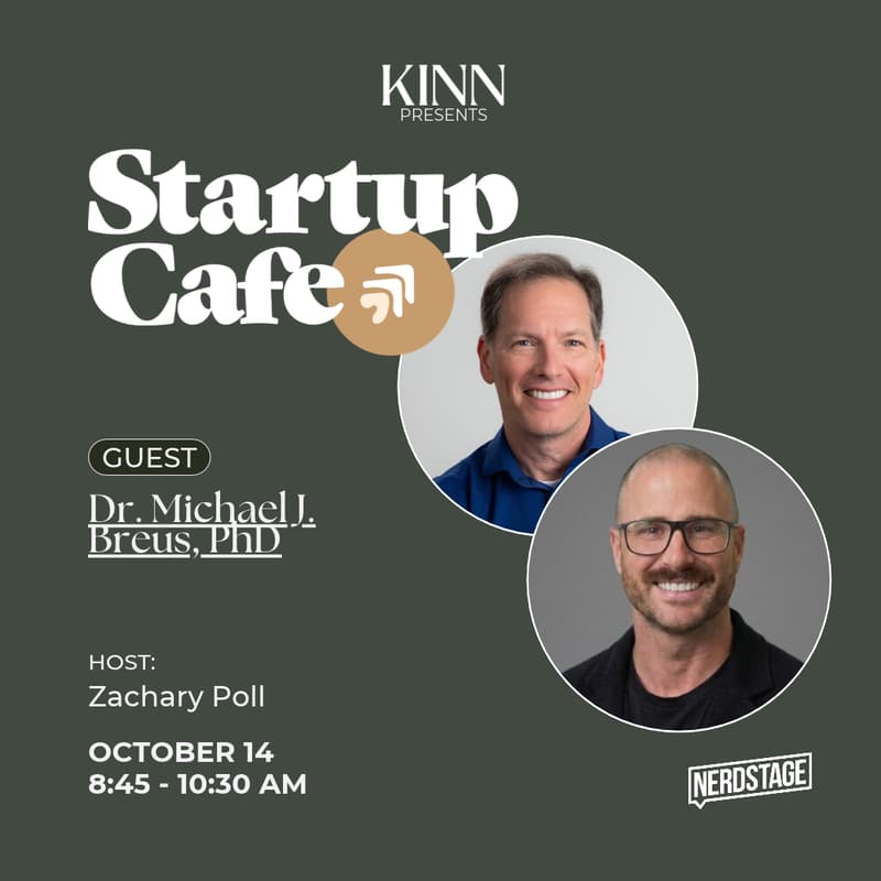 Cover Image for Startup Cafe: Perfecting Sleep - 8 habits to perfect your sleep with double-board certified sleep medicine doctor Dr. Michael Breus.