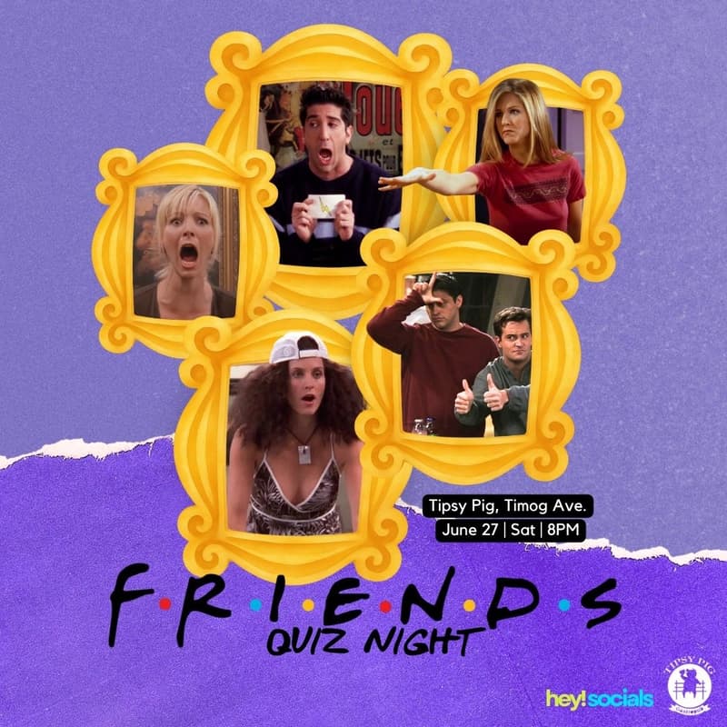 Cover Image for F.R.I.E.N.D.S Quiz Night (Saturday, June 27 | 8PM)