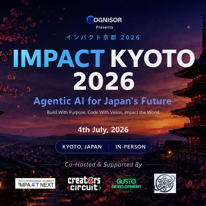 Cover Image for Impact Kyoto Hackathon 2026: Agentic AI for Japan's Future
